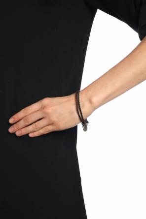 Hand-braided bracelet with pendant, zdjęcie 2 Hand-braided bracelet with pendant od Bottega Veneta